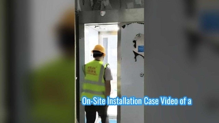 Βίντεο θήκης εγκατάστασης επί τόπου ενός έργου ντους αέρα μεγάλης κλίμακας