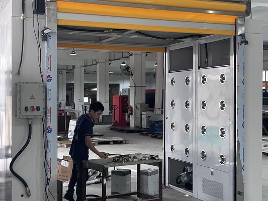 Αέρα ντους με αντιεκρηκτική προστασία με ρυθμιζόμενο χρόνο 0-99 δευτερολέπτων και θάλαμο καθαρού δωματίου με επικάλυψη SUS304/Powder-code Steel Plate