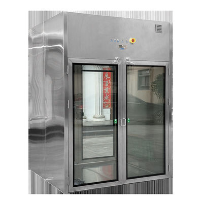 Διπλό Door Clean Room Pass Box με φίλτρο HEPA και μηχανικές κλειδαριές για εργαστηριακή χρήση