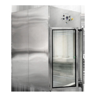Διπλό Door Clean Room Pass Box με φίλτρο HEPA και μηχανικές κλειδαριές για εργαστηριακή χρήση