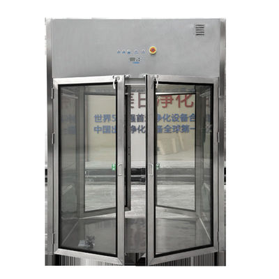 Διπλό Door Clean Room Pass Box με φίλτρο HEPA και μηχανικές κλειδαριές για εργαστηριακή χρήση
