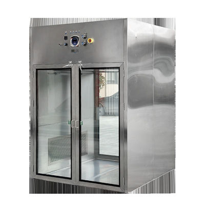Διπλό Door Clean Room Pass Box με φίλτρο HEPA και μηχανικές κλειδαριές για εργαστηριακή χρήση
