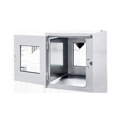 Απρόσκοπτη σύνδεση Mechanical Interlock 304 Ανοξείδωτο ατσάλι Clean Pass Box for Biotechnology Pass Through Cabinet