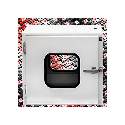 ISO 10 UV Light Laminar Flow Pass Box για παράθυρο μεταφοράς καθαρού δωματίου με απρόσκοπτη σύνδεση