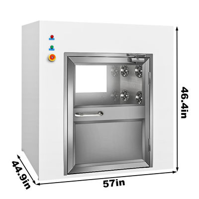 Προσαρμόσιμο Laminar Flow UV Pass Box από ανοξείδωτο χάλυβα για εφαρμογές καθαρού δωματίου