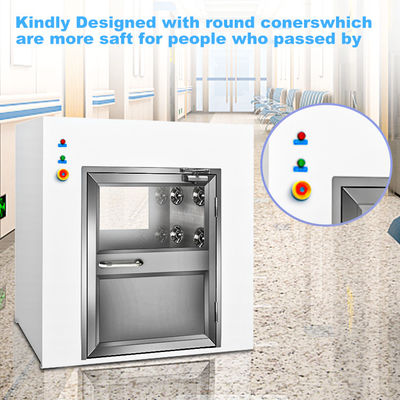 Προσαρμόσιμο Laminar Flow UV Pass Box από ανοξείδωτο χάλυβα για εφαρμογές καθαρού δωματίου