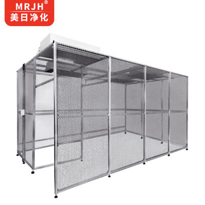 Φορητό δωμάτιο χωρίς σκόνη με πιστοποίηση GMP Modular Clean Room Class 100-10000 Προσαρμόσιμο για βιομηχανική χρήση