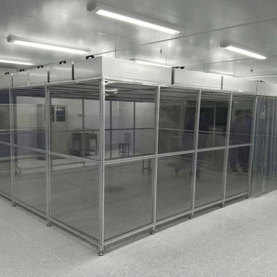 Φορητό δωμάτιο χωρίς σκόνη με πιστοποίηση GMP Modular Clean Room Class 100-10000 Προσαρμόσιμο για βιομηχανική χρήση