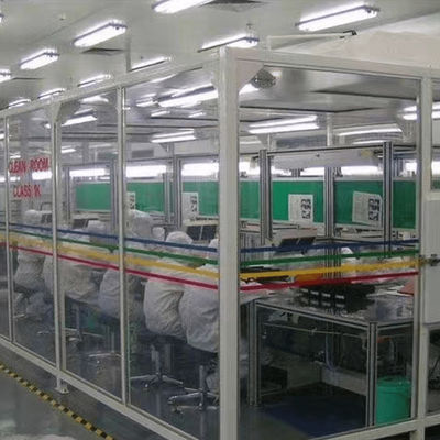Τάξη 100-10000 Gmp Μονουλικός καθαρός χώρος Βιομηχανικός φορητός χώρος χωρίς σκόνη Προσαρμοσμένος