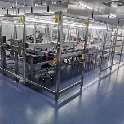 Προσαρμόσιμο Modular Clean Room με συμμόρφωση ISO5-ISO9 για Νοσοκομειακές Εφαρμογές