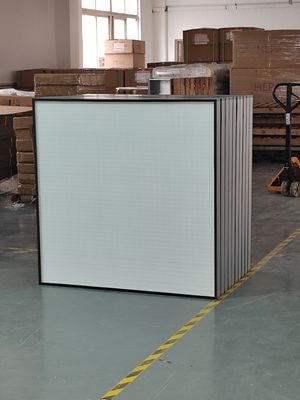 OEM Υψηλής ροής φίλτρο HEPA H13 H14 U15 U16 Απομάκρυνση σωματιδίων Φίλτρο αέρα χαμηλού θορύβου