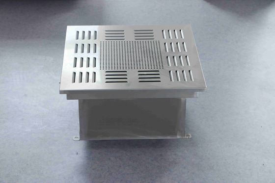 Υδρατμική έξοδος αέρα HEPA 450×450×480 - Σφραγισμένος εξαερισμός καθαρής αίθουσας για φαρμακευτικά/εργαστήρια