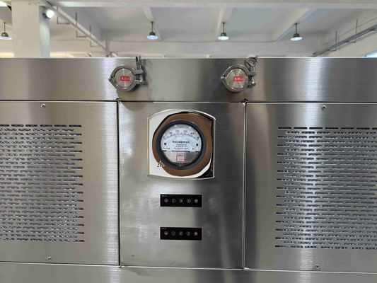 Φαρμακευτικό ντουλάπι στρωτή ροή πιστοποιημένο κατά ISO 5 με τεχνολογία υγρής σφράγισης για στείρα επεξεργασία