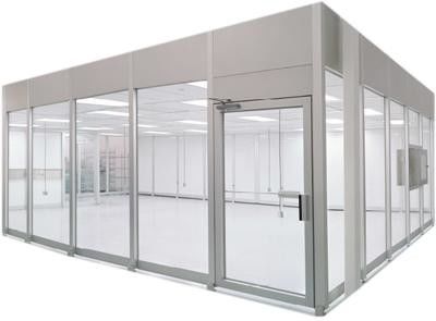 Προσαρμοσμένο ISO 14644-1 Compliant Cleanroom Booth με κατασκευή πλαισίου από αλουμίνιο και ρυθμιζόμενο έλεγχο της ροής αέρα
