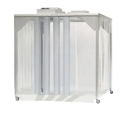 ISO 5 Clean Booth με HEPA FFU System. Μονουλικό και κινητό σχεδιασμό για εργαστήρια / ηλεκτρονικά