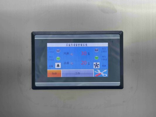 Ντουλάπι κάθετης πόρτας ανύψωσης Laminar Flow Pass-Through με φίλτρο HEPA και κατασκευή από ανοξείδωτο χάλυβα SUS304
