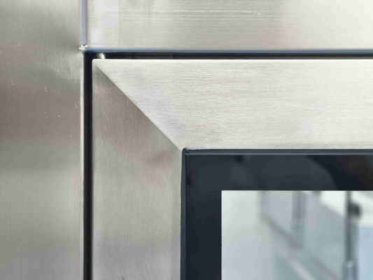 Διπλής πόρτας ηλεκτρονικό κουτί διαβατηρίου. Λύση ελέγχου μόλυνσης καθαρών δωματίων