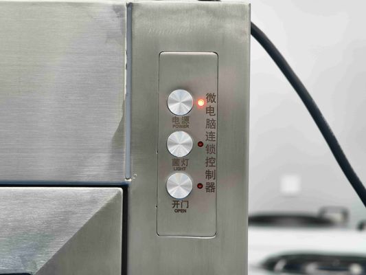 Διπλό κιβώτιο διέλευσης από ανοξείδωτο χάλυβα, ηλεκτρονική αλληλοσύνδεση με αποστείρωση με υπεριώδη ακτινοβολία για έλεγχο ρύπανσης καθαρού δωματίου