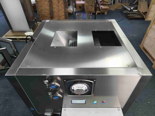 Αυτόματη Πόρτα Pass Box Λαμιναρικής Ροής | Αφής Μεταφοράς με Φίλτρο HEPA για Κρίσιμες Ζώνες