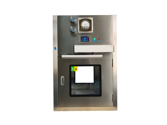 Αυτόματη Πόρτα Pass Box Λαμιναρικής Ροής | Αφής Μεταφοράς με Φίλτρο HEPA για Κρίσιμες Ζώνες