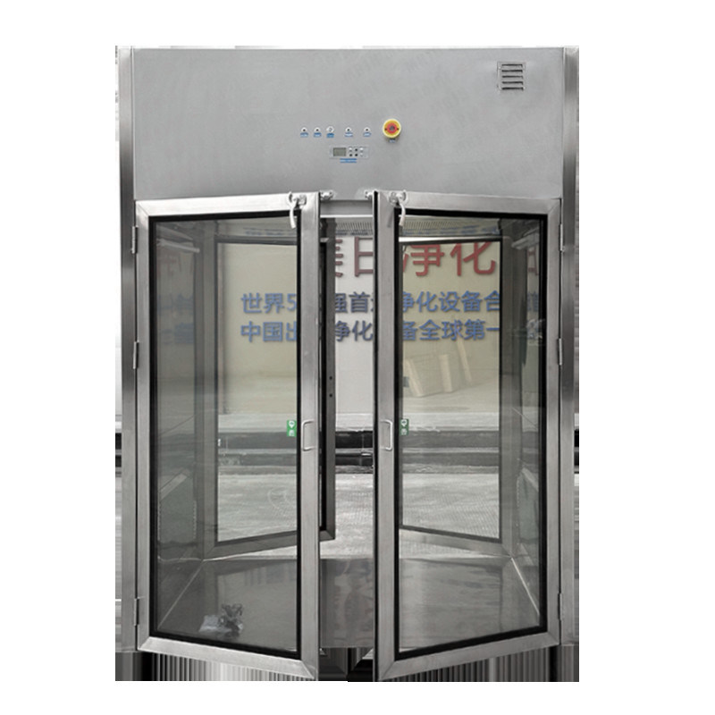Διπλό Door Clean Room Pass Box με φίλτρο HEPA και μηχανικές κλειδαριές για εργαστηριακή χρήση