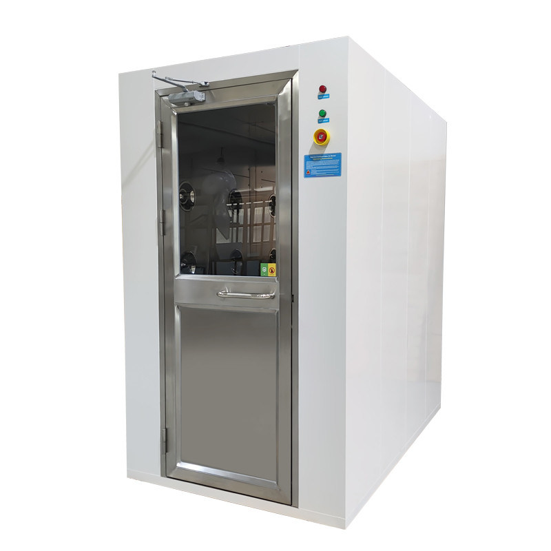 Συμμόρφωση με τις GMP 201 Ατσάλι αέρα ντους με φαρμακευτικής ποιότητας δίδυμη ροή αέρα για την απολύμανση καθαρών δωματίων