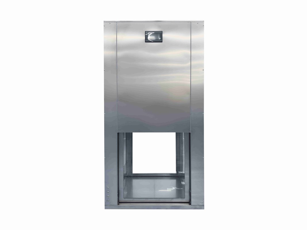 Ντουλάπι κάθετης πόρτας ανύψωσης Laminar Flow Pass-Through με φίλτρο HEPA και κατασκευή από ανοξείδωτο χάλυβα SUS304